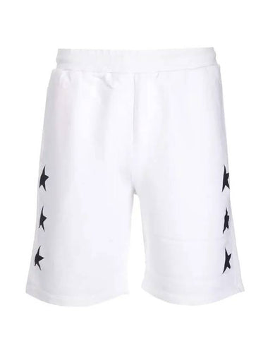 Star Print Shorts White - GOLDEN GOOSE - BALAAN 1