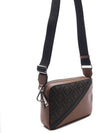 FF motif leather cross bag brown - FENDI - BALAAN 4