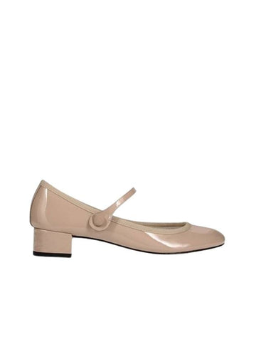 Women's Rose Mary Jane Middle Pumps Beige - REPETTO - BALAAN 1