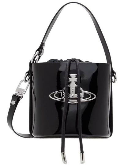 Daisy drawstring bucket bag black 4C030005WL008IN403 - VIVIENNE WESTWOOD - BALAAN 2