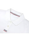 Logo Patch Short Sleeve Polo Shirt White - MONCLER - BALAAN 3