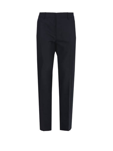 Cigarette Fit Straight Pants Black - AMI - BALAAN 1