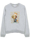 Fox Champion Print Sweatshirt Grey - MAISON KITSUNE - BALAAN 2