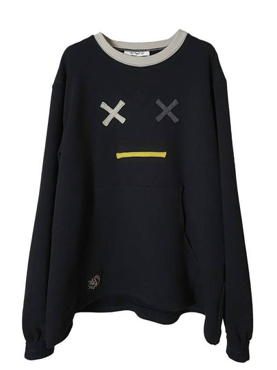 U SWEATSHIRT 007 BLACK USW00202 - AFLAF - BALAAN 2