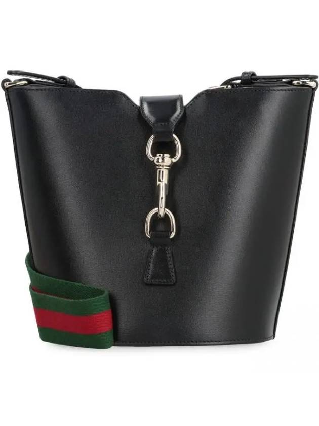 Mini Leather Bucket Shoulder Bag Black - GUCCI - BALAAN 2