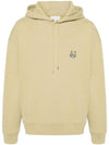 Bold Fox Head Patch Comfort Hoodie Mustard Green - MAISON KITSUNE - BALAAN 2