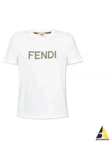 Cotton T Shirts FS725 4AS8G F0ZNM - FENDI - BALAAN 1