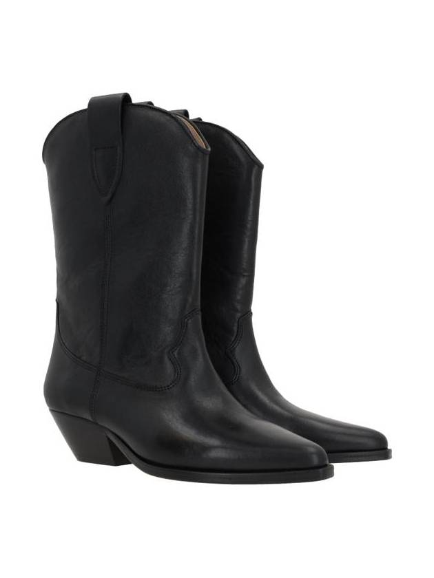 Duerto Ankle Middle Boots Black - ISABEL MARANT - BALAAN 2