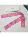 Cambon Package CC Logo Twilly Scarf Bandeau Silk Pink AA9037 - CHANEL - BALAAN 2