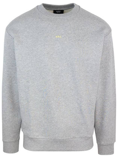 Boxy Micro Logo Sweatshirt Grey - A.P.C. - BALAAN 2