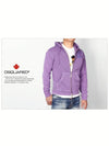 Dsquared Man DSQ Wild Tough Hooded Zip Up 74HG0004 Violet - DSQUARED2 - BALAAN 3