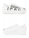 Women's Logo Printing Low-Top Sneakers White - DSQUARED2 - BALAAN 7