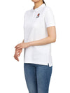 Women's Boke Flower Polo Shirt White - KENZO - BALAAN 6