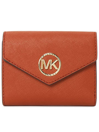 Greenwich Half Wallet 34S1GNME6L BR TERRACTTA - MICHAEL KORS - BALAAN 1