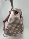 Women s nylon backpack triangle logo pastel check 1BZ677 2ECF - PRADA - BALAAN 4