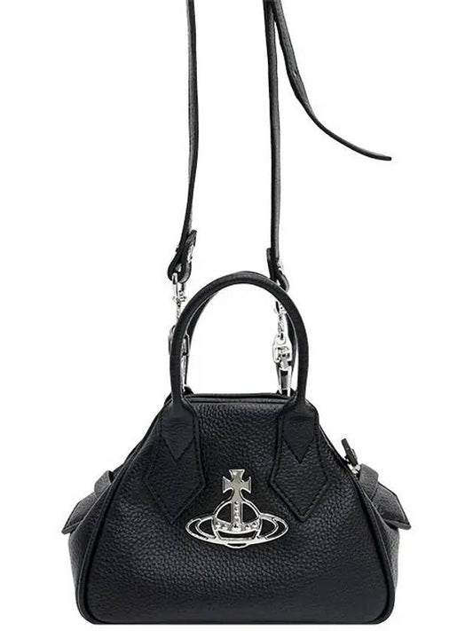 Mini Yasmin Tote Bag Black 5C010006W S000D N403 - VIVIENNE WESTWOOD - BALAAN 2