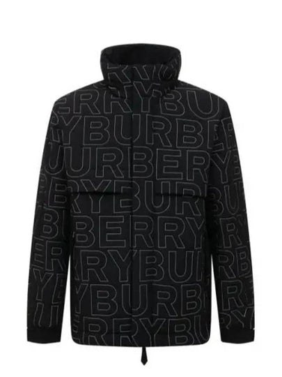 Logo Packaway Hooded Padding Black - BURBERRY - BALAAN 2