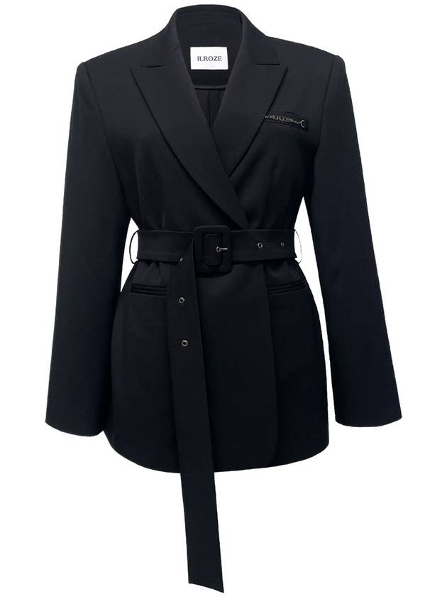 Lux Belt Jacket Black - ILROZE - BALAAN 2