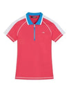 Kourtney Short Sleeve Polo Shirt Azalea - J.LINDEBERG - BALAAN 2