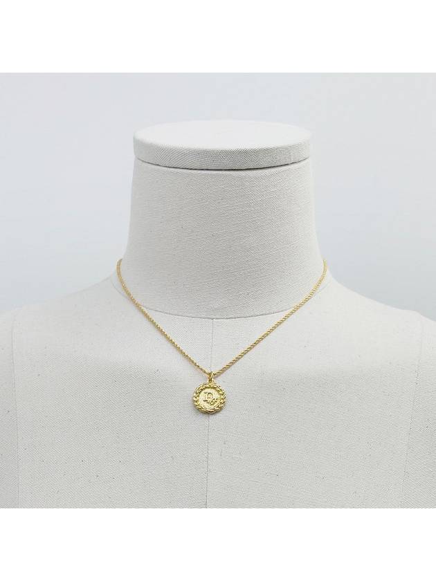 Vintage Classic Coin Pendant Necklace 4ADIA39551 - DIOR - BALAAN 5