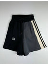 Patchwork Color Shorts Black - ADIDAS - BALAAN 6