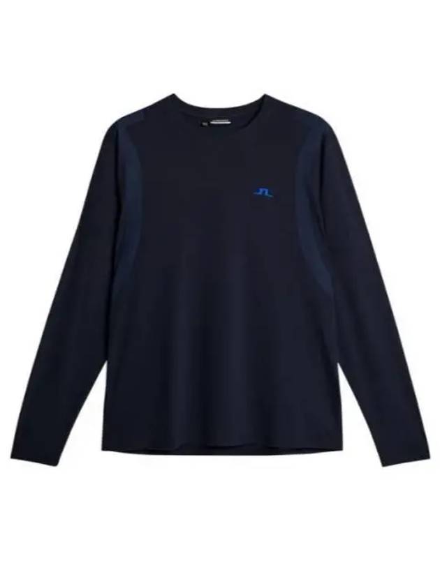 Elion Logo Long Sleeve T-Shirt Navy - J.LINDEBERG - BALAAN 2