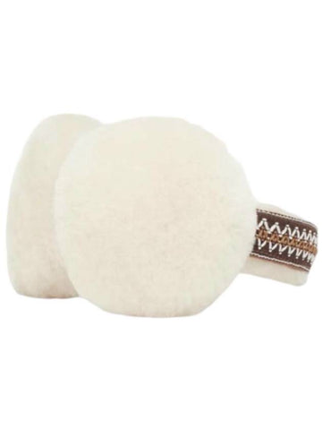 Tasman Sheepskin Earmuffs White - UGG - BALAAN 1