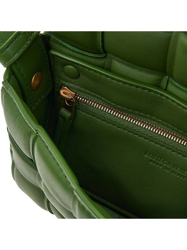 Cassette Intrecciato Padded Small Cross Bag Avocado - BOTTEGA VENETA - BALAAN 10