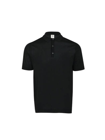 Premium Short Sleeve Knit Top Black - SOLEW - BALAAN 2