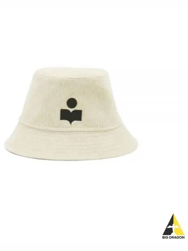 Haley Embroidered Logo Bucket Hat Ivory - ISABEL MARANT - BALAAN 2