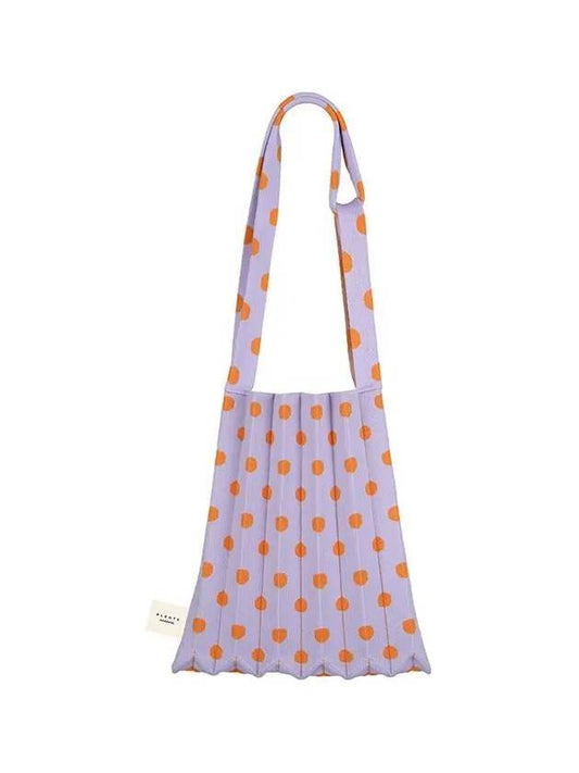 Mini Shoulder Bag Purple Orange Dots - PLEATSMAMA - BALAAN 1