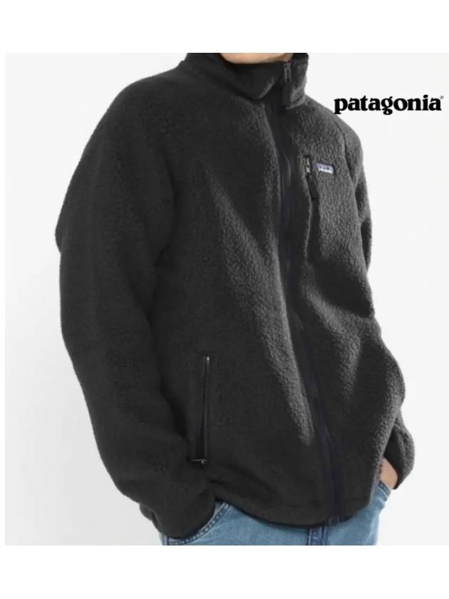 Retro Pile Fleece Zip-Up Jacket Black - PATAGONIA - BALAAN 2