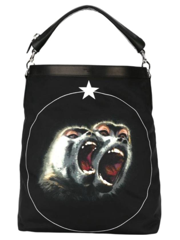 Monkey Brother Tote Bag Black - GIVENCHY - BALAAN 1