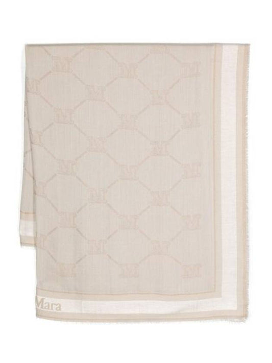 Silk Scarf Beige - MAX MARA - BALAAN 1