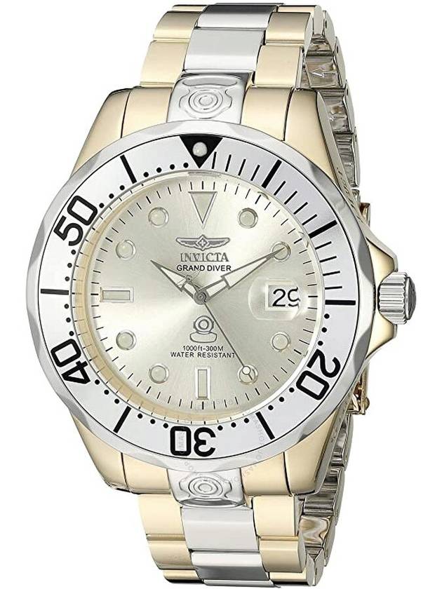 Invicta Pro Diver Automatic Gold Dial Grand Diver Men's Watch 16038 - INVICTA - BALAAN 1