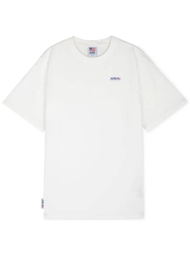 Men s Logo White Short Sleeve T Shirt TSIM 401W - AUTRY - BALAAN 3