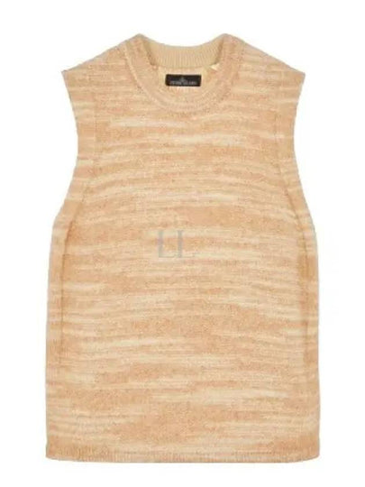 Shadow Project Knit Vest Beige - STONE ISLAND - BALAAN 2