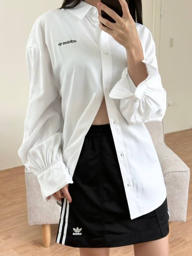 Oversized Shirt IR9790 White WOMENS - ADIDAS - BALAAN 9