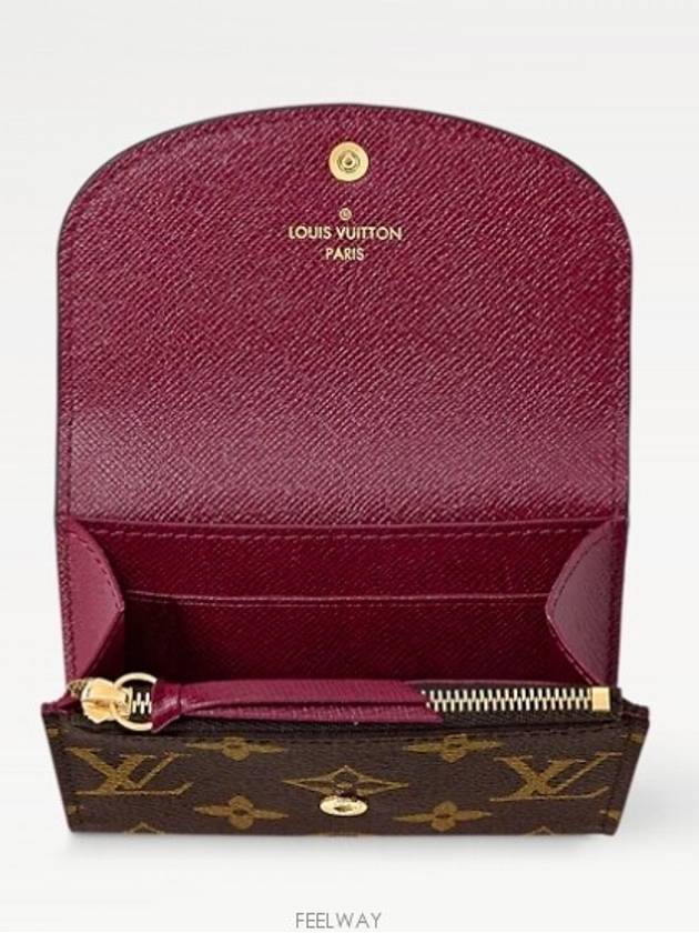 Rosalie Monogram Coin Wallet Fuchsia - LOUIS VUITTON - BALAAN 4