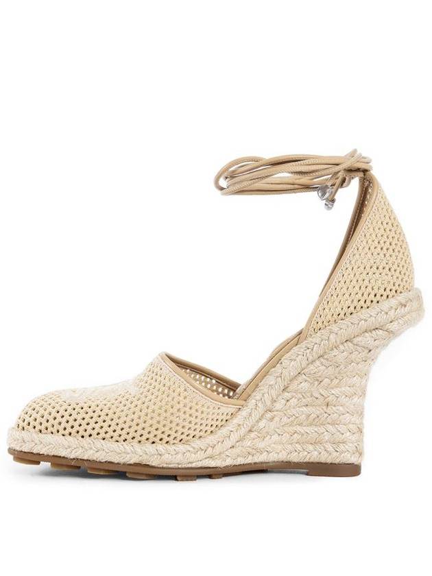 Plunge Mesh Wedge Heel Espadrilles Field - BURBERRY - BALAAN 3