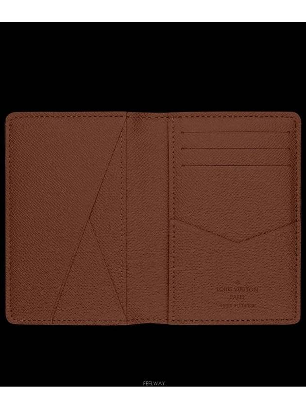 Pocket Organizer Monogram Card Wallet Brown - LOUIS VUITTON - BALAAN 4