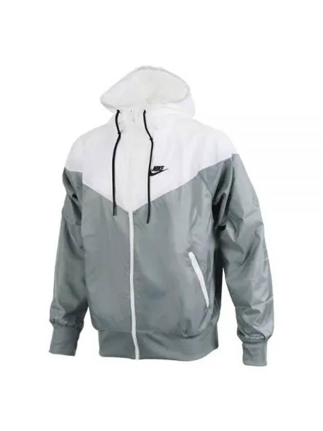 Men's Sportswear Windrunner Woven Windbreaker Grey - NIKE - BALAAN 2