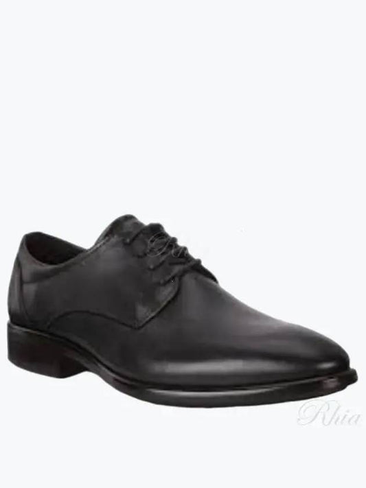 City Tray Leather Derby Black - ECCO - BALAAN 2