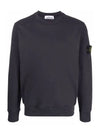 Wappen Patch Crewneck Sweatshirt Dark Blue - STONE ISLAND - BALAAN 3