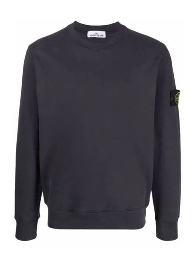 Wappen Patch Crewneck Sweatshirt Dark Blue - STONE ISLAND - BALAAN 2