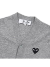 Heart Waffen Cardigan AX N024 051 2 LIGHT GRAY - COMME DES GARCONS - BALAAN 8