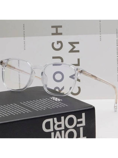 Blue light blocking glasses frame TF5797KB 026 Transparent horn rim eye protection - TOM FORD - BALAAN 2