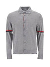 Merino Wool Armband Long Sleeve Shirt Grey - THOM BROWNE - BALAAN 2