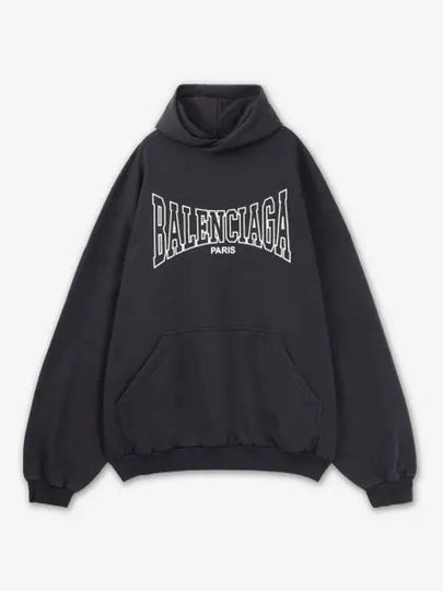 Paris Logo Print Hoodie Black - BALENCIAGA - BALAAN 2