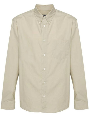 Edouard Long Sleeve Shirt Beige - A.P.C. - BALAAN 1